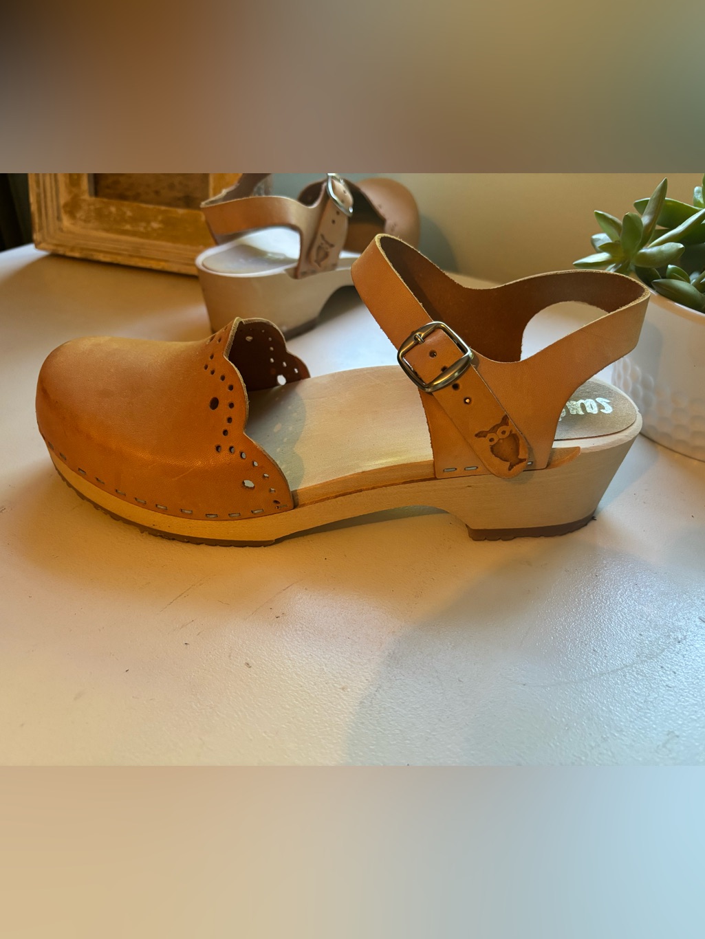 Sandgrens Milan Clog In Ecru Size 41 — image 8 of 8